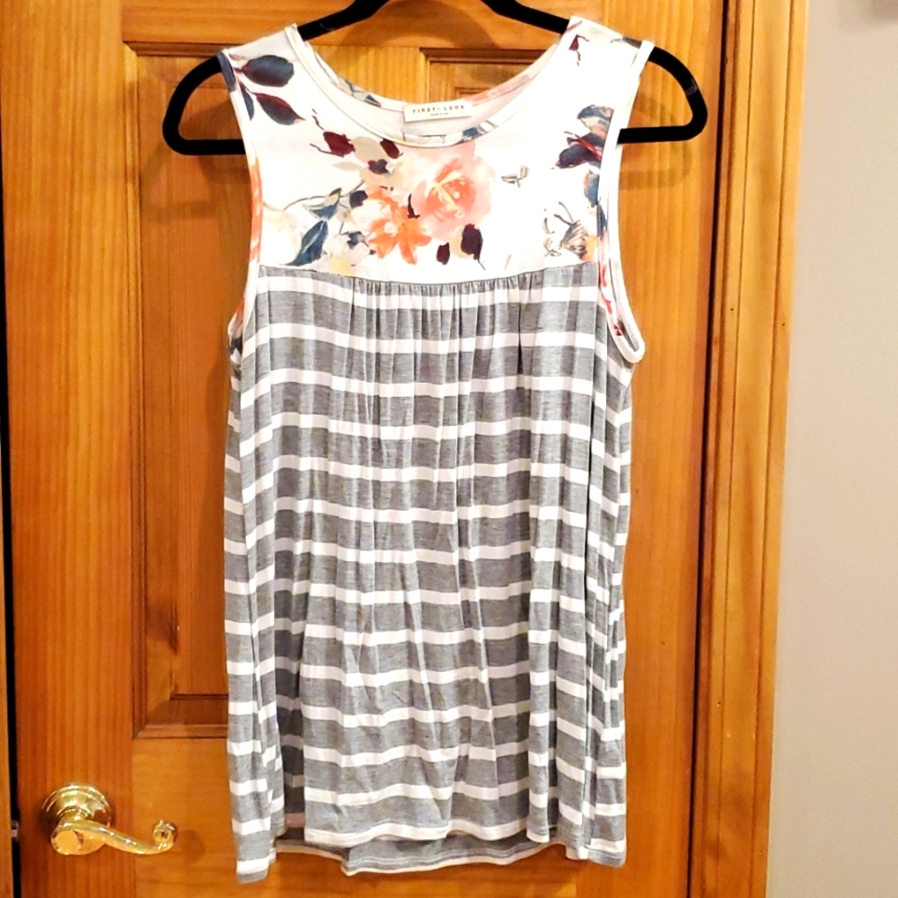 Flower tank top